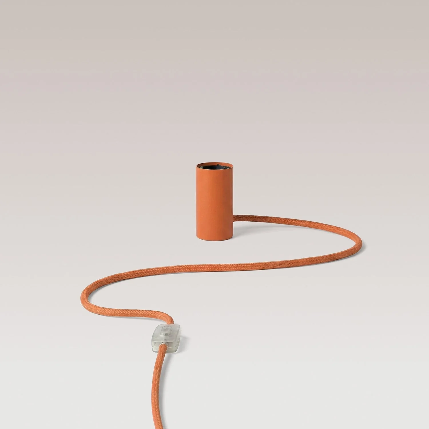 Lampada magnetica plug-in con attacco E27 e spina UK - Arancione